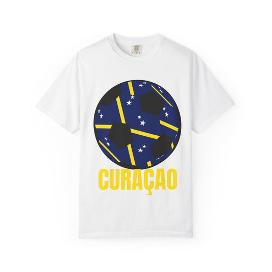 CURAÇAO Fan Specialty Soccer Ball Design T Shirt