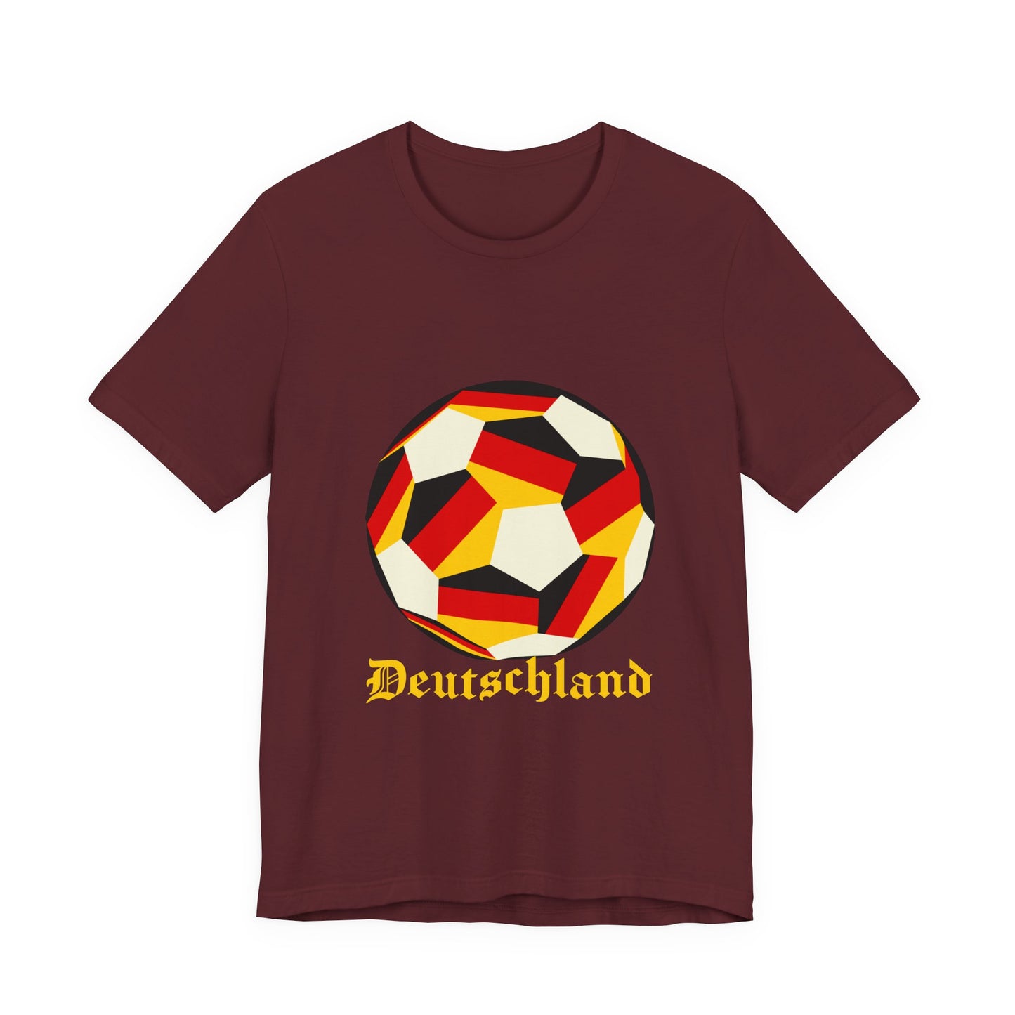 Deutschland Fan Specialty Soccer Ball Design T Shirt