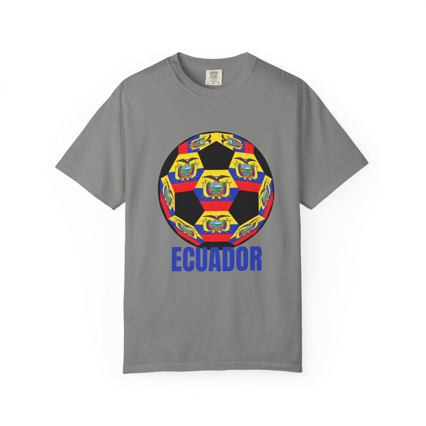 Ecuador Fan Specialty Soccer Ball Design T Shirt