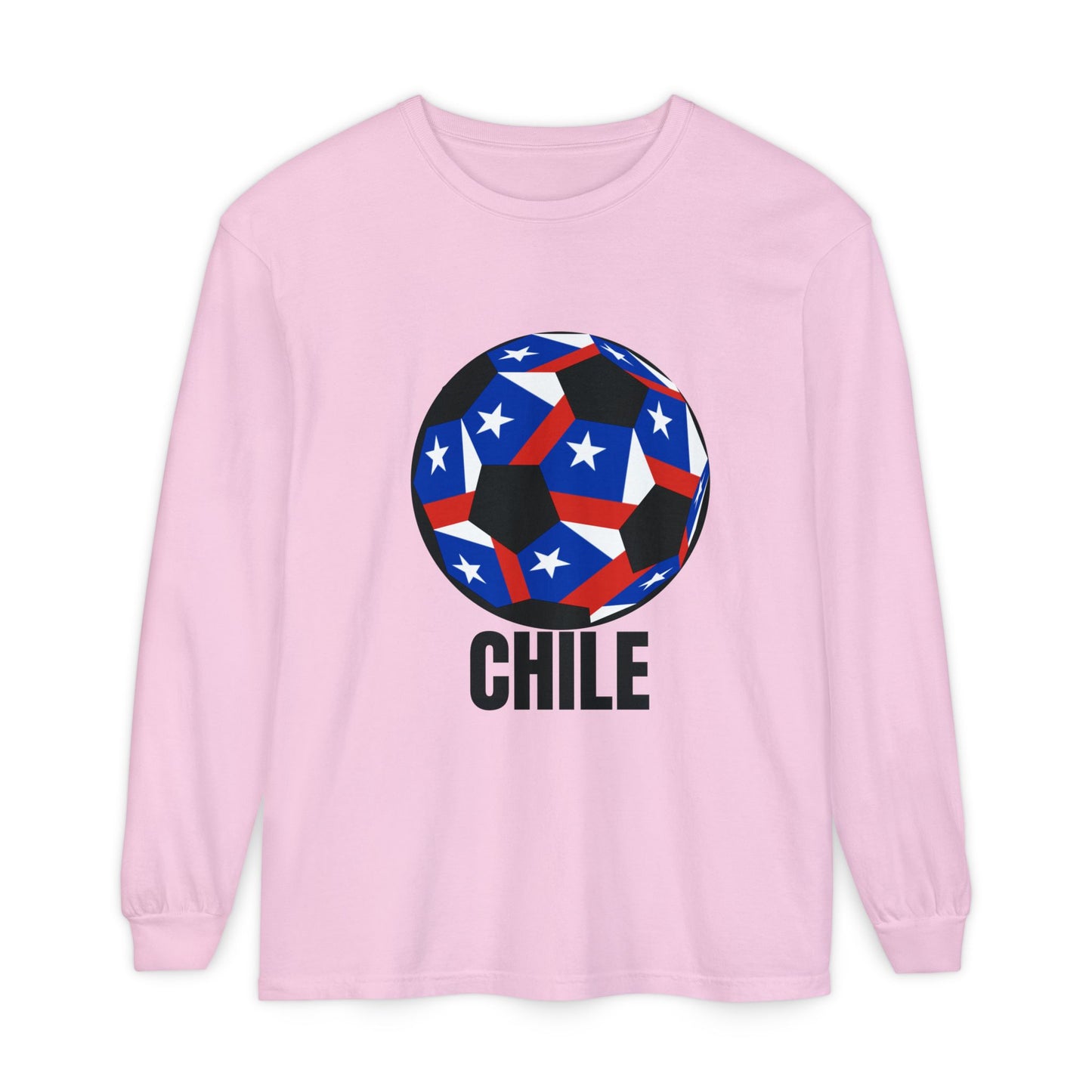 Chile Fan Specialty Soccer Ball Design Long Sleeve