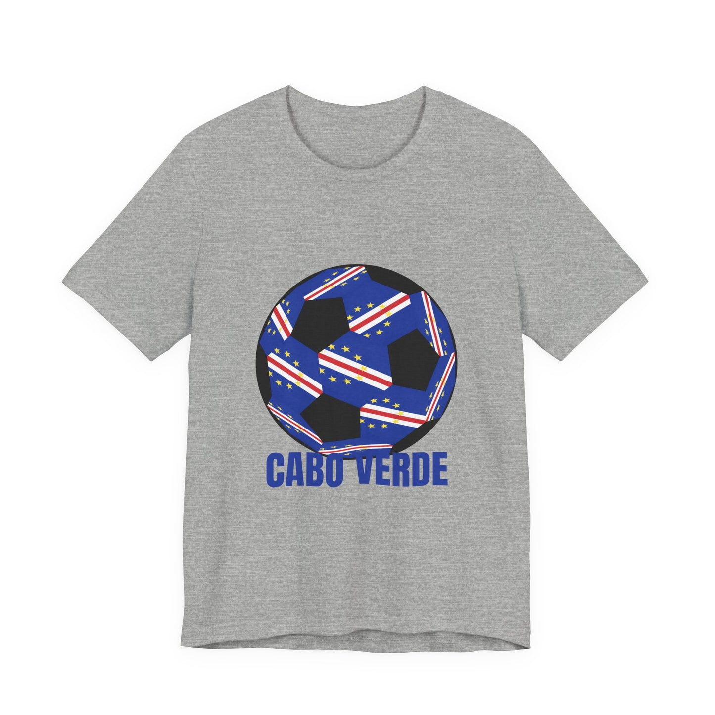 Cabo Verde Fan Specialty Soccer Ball Design T Shirt