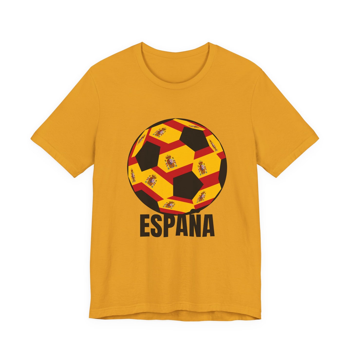 Spanish Fan España T-Shirt Black Text