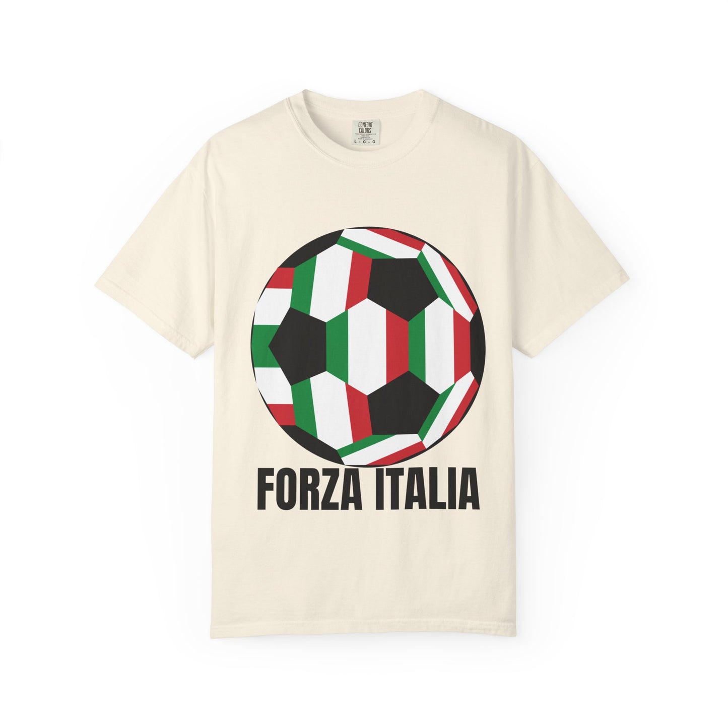 Forza Italia Fan Specialty Soccer Ball Design T Shirt