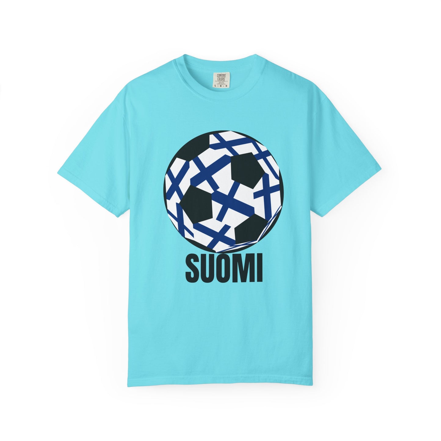 Suomi Fan Specialty Soccer Ball Design T Shirt