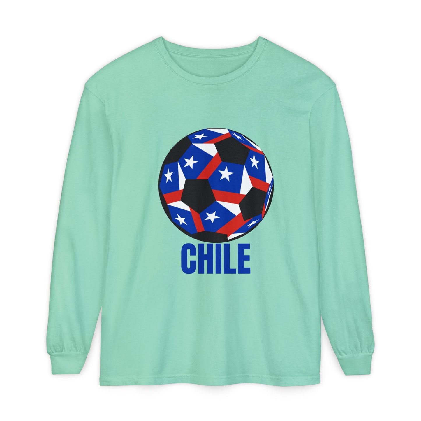 Chile Fan Specialty Soccer Ball Design Long Sleeve