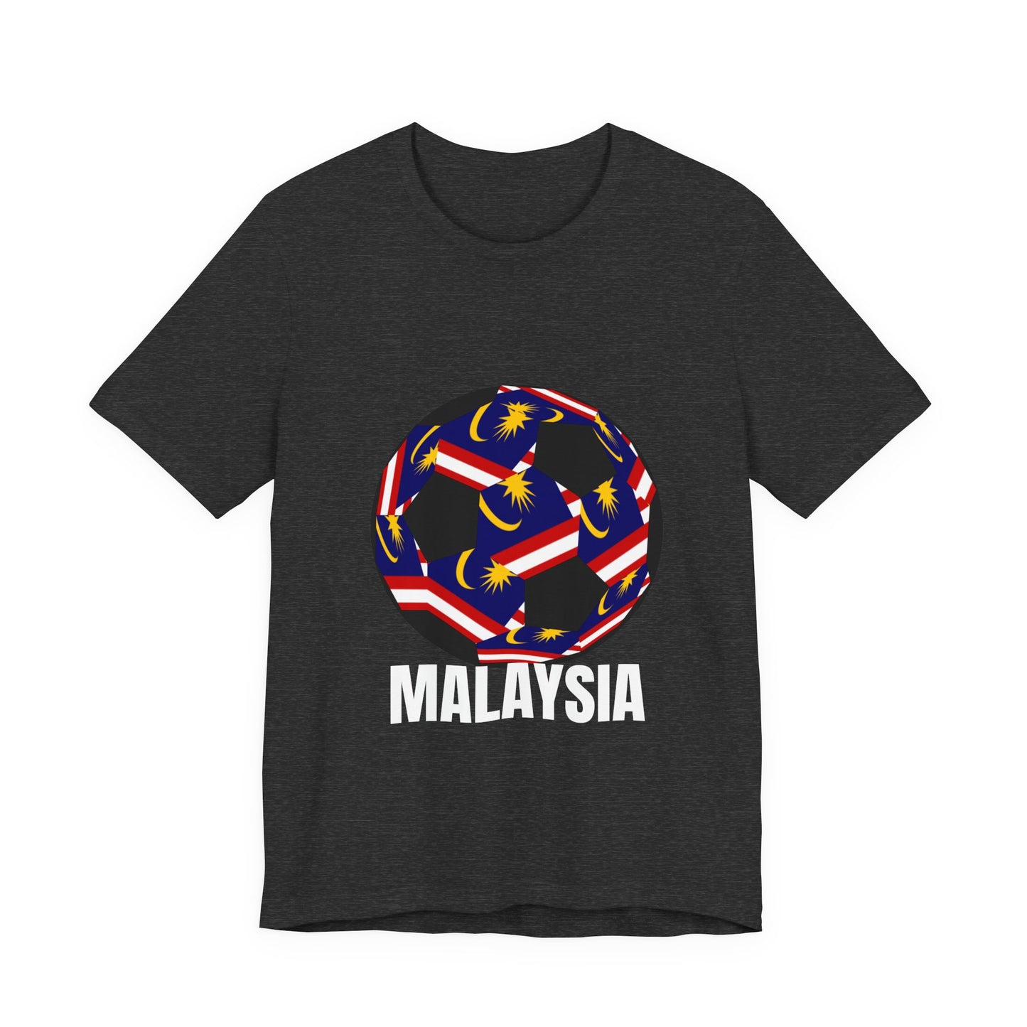 Malaysia Fan Specialty Soccer Ball Design T Shirt