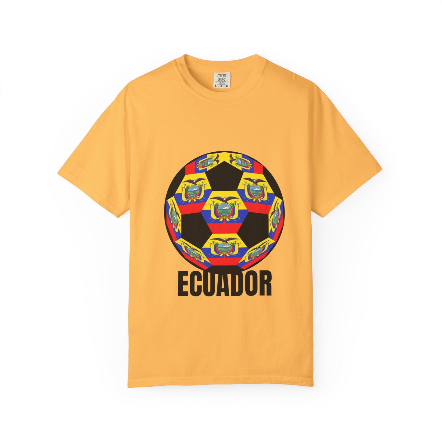 Ecuador Fan Specialty Soccer Ball Design T Shirt