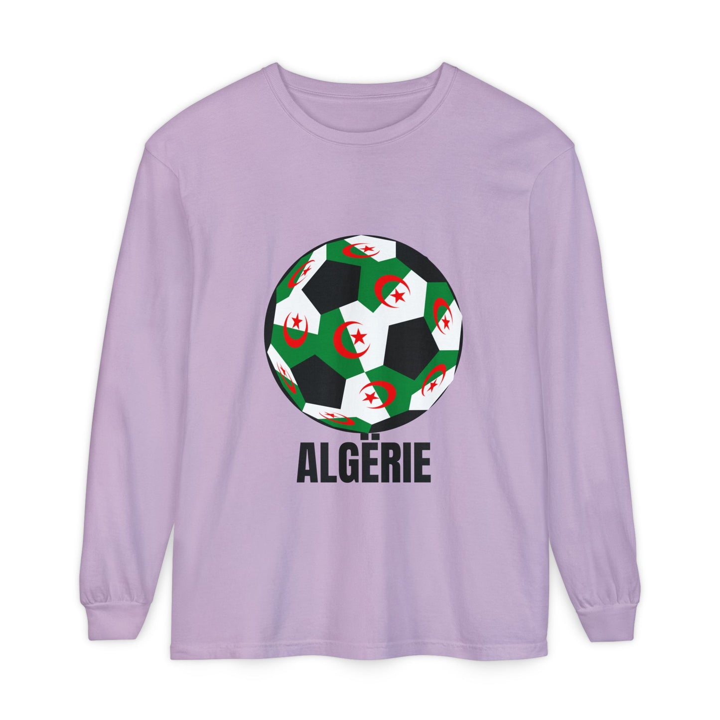 ALGËRIE Fan Specialty Soccer Ball Design T Shirt