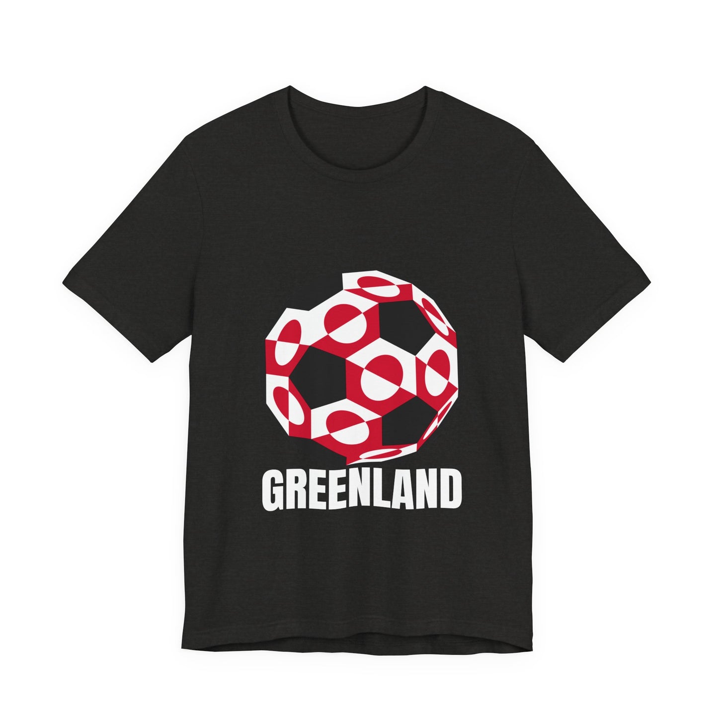 Greenland Fan Specialty Soccer Ball Design T Shirt