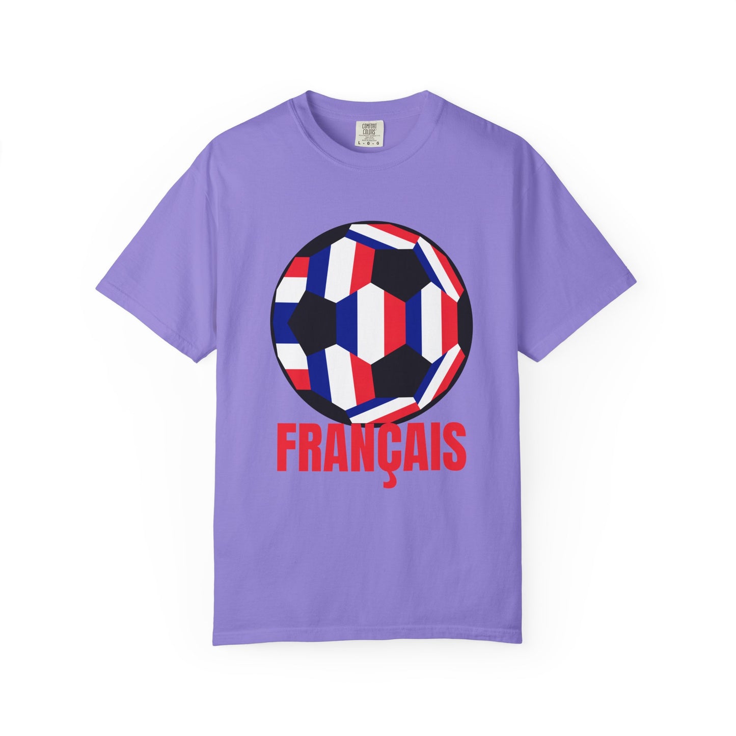 FRANÇAIS Fan Specialty Soccer Ball Design T Shirt