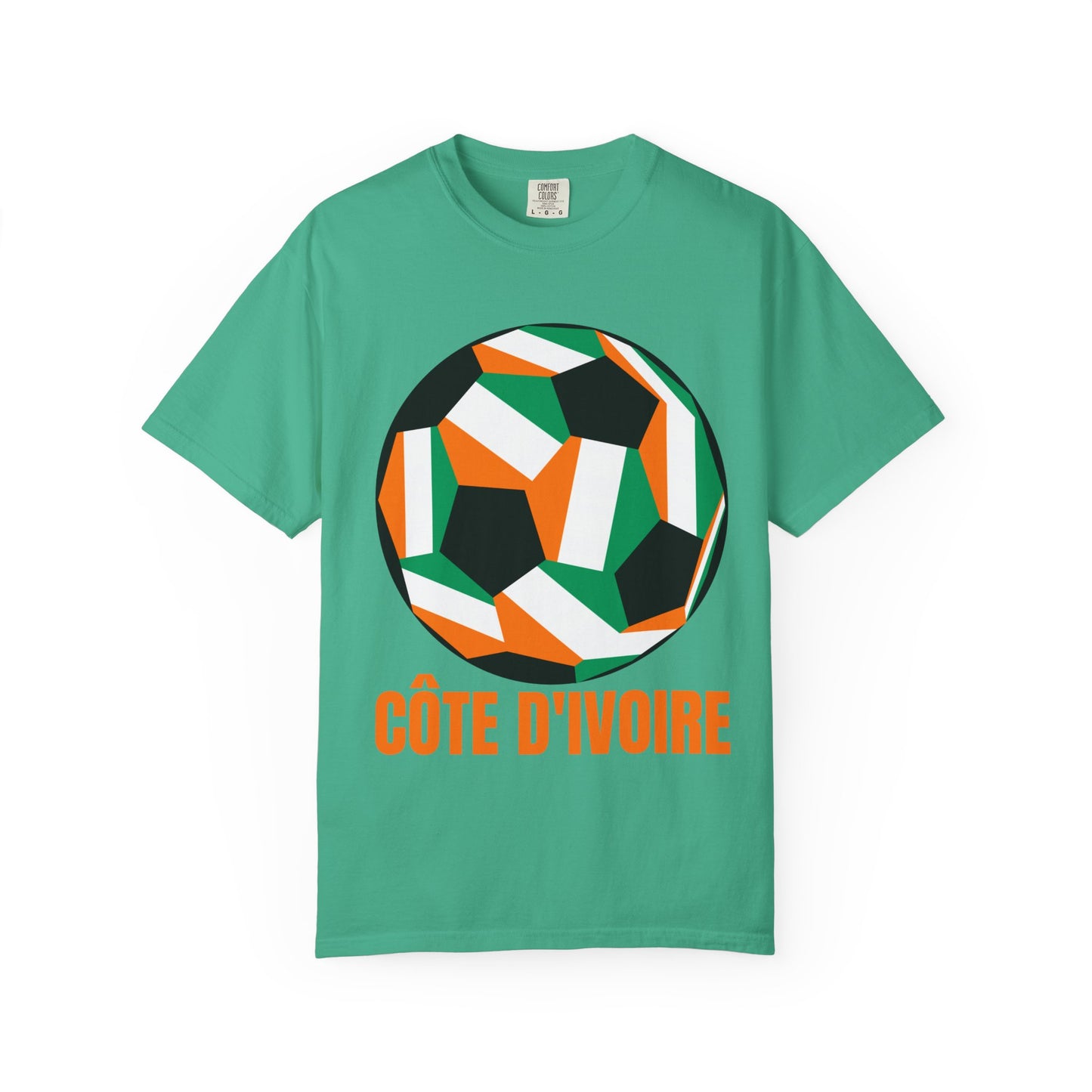CÔTE D' IVOIRE Fan Specialty Soccer Ball Design T Shirt