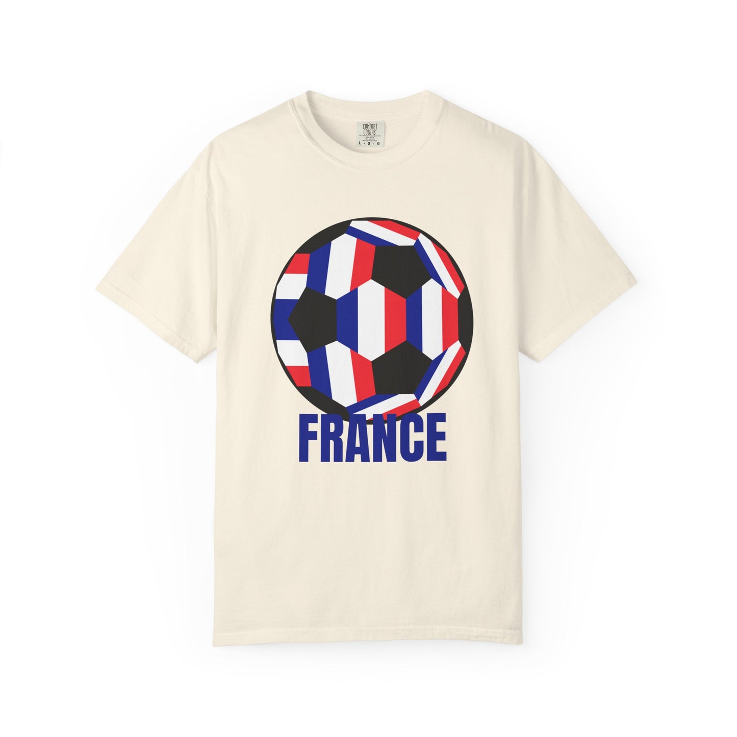 France Fan Specialty Soccer Ball Design T Shirt