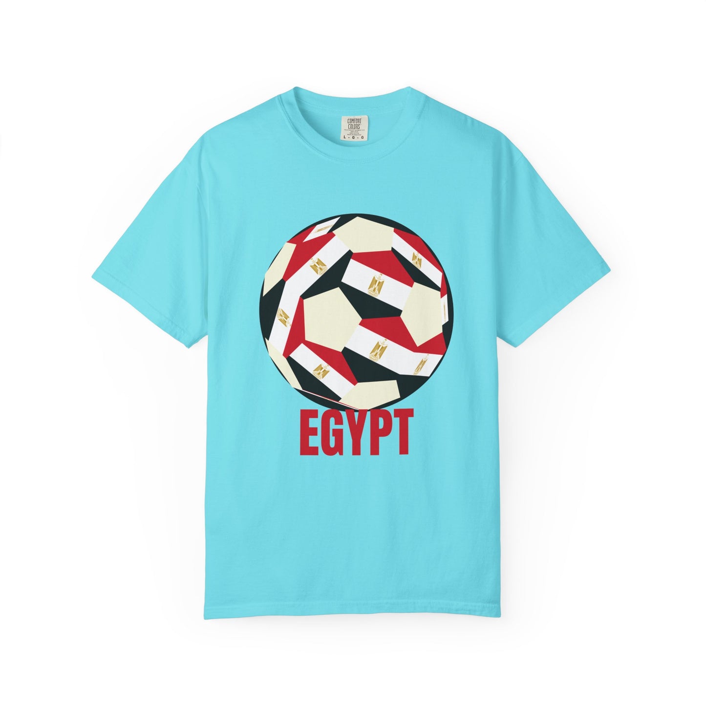 Egypt Fan Specialty Soccer Ball Design T Shirt