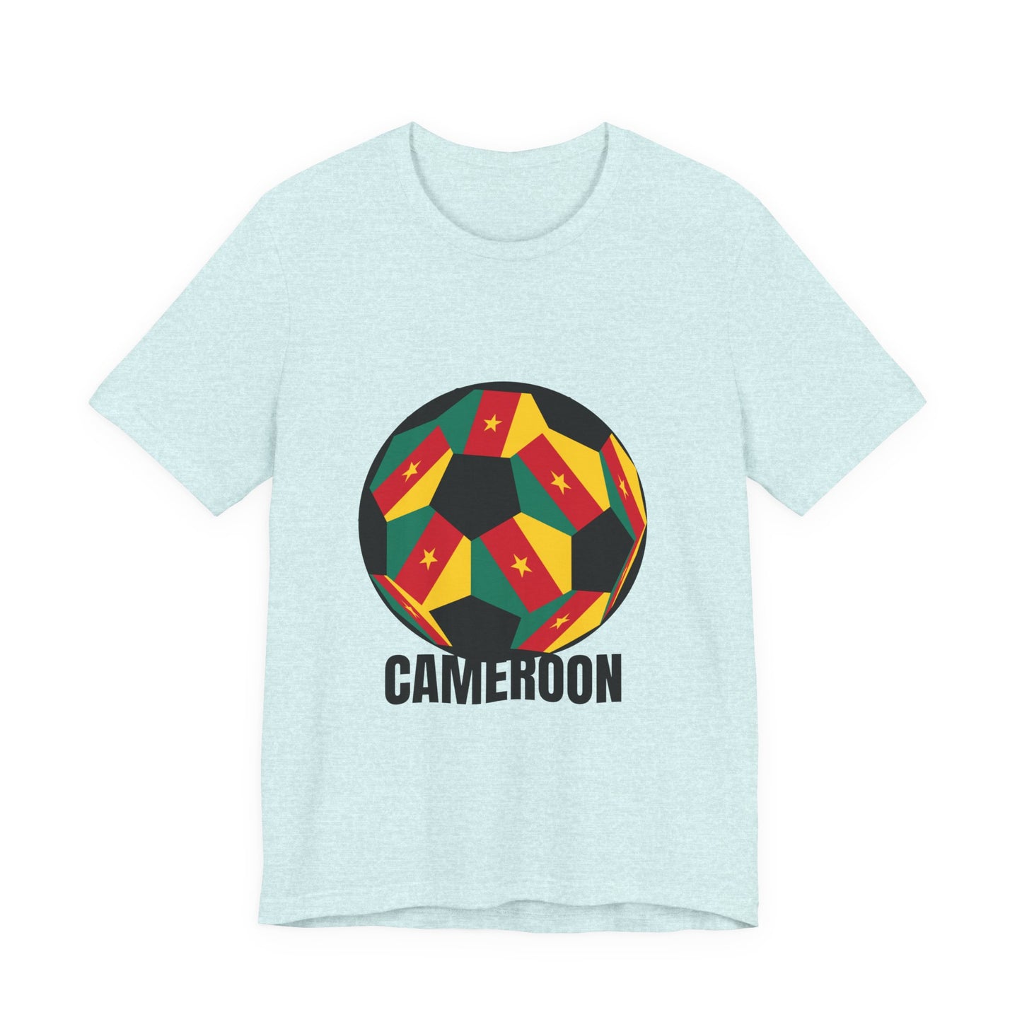 Cameroon Fan Specialty Soccer Ball Design T Shirt