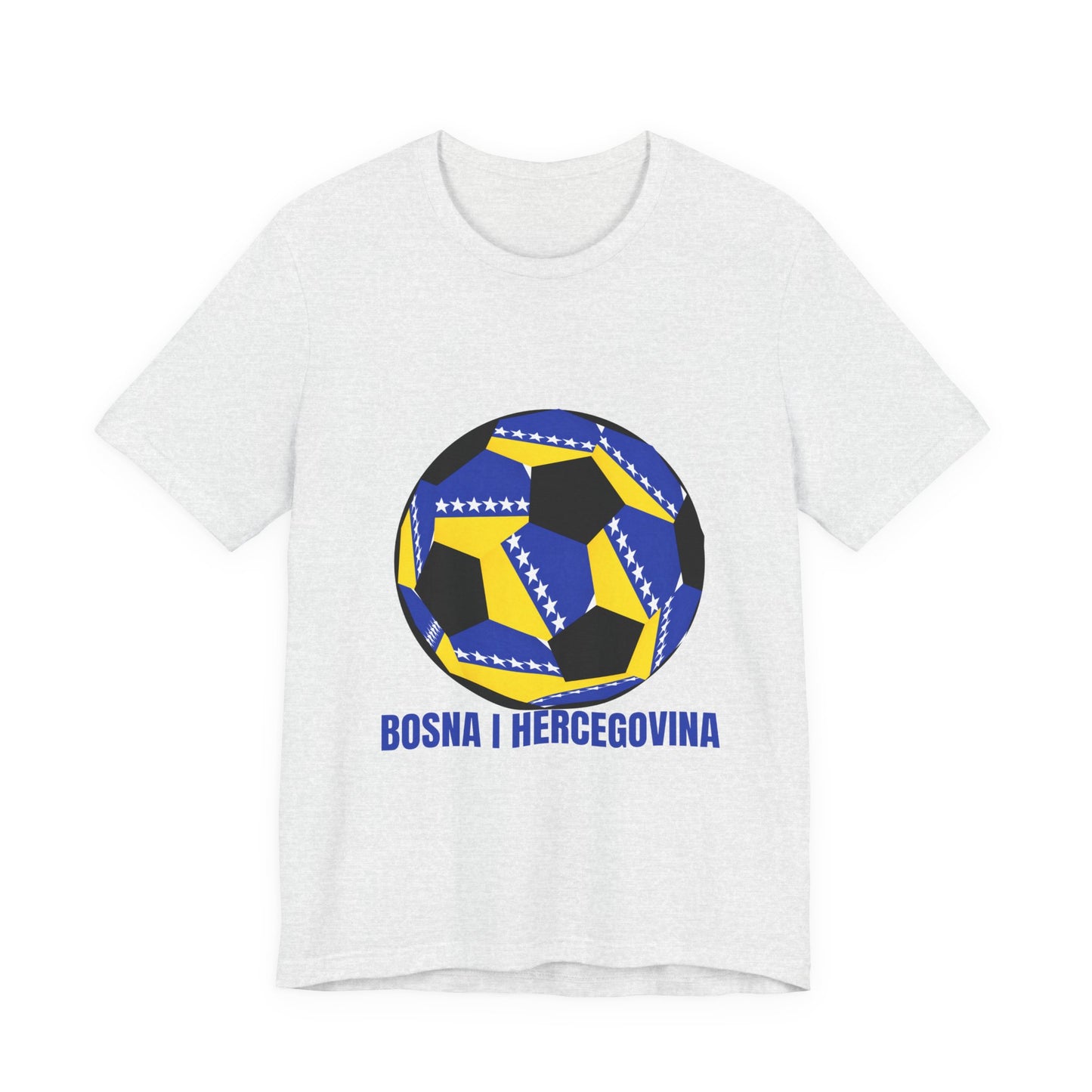 Bosnia Herzegovina Fan Specialty Soccer Ball Design T Shirt