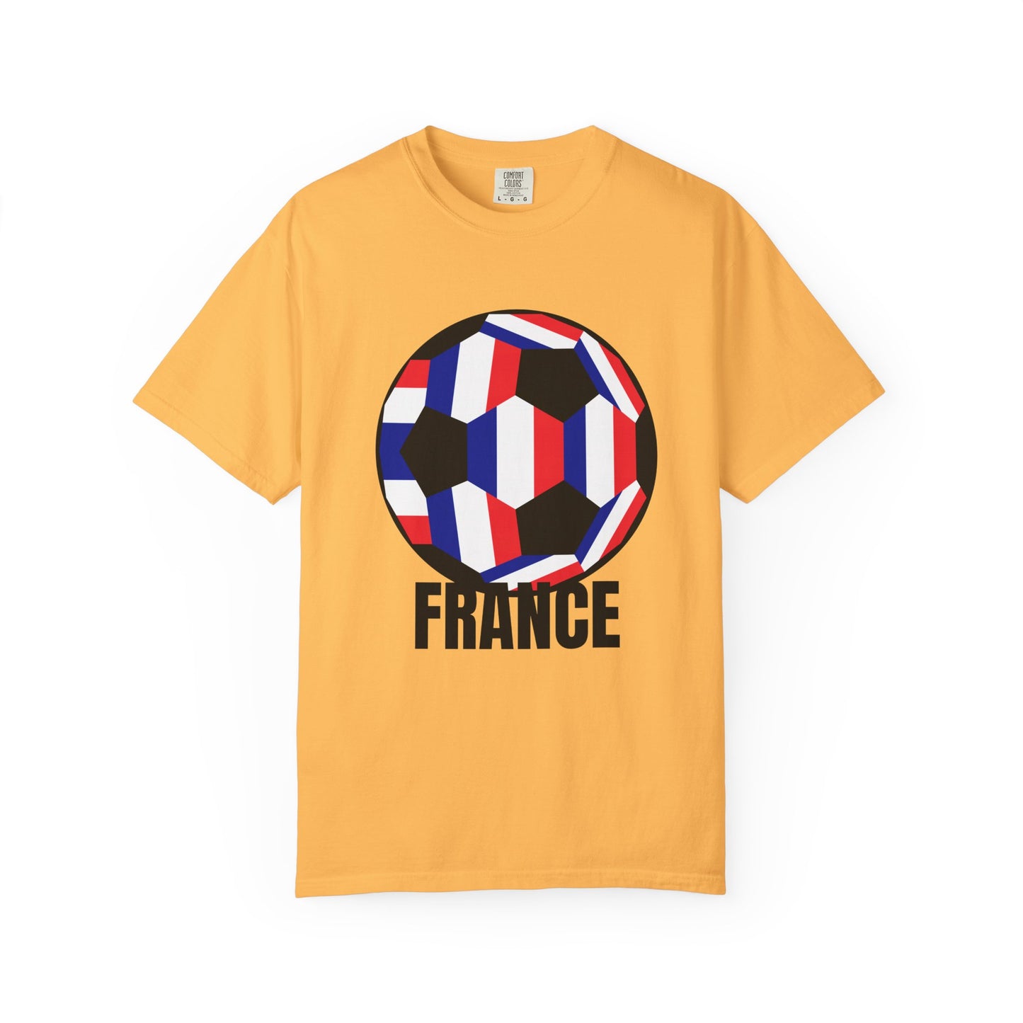 France Fan Specialty Soccer Ball Design T Shirt