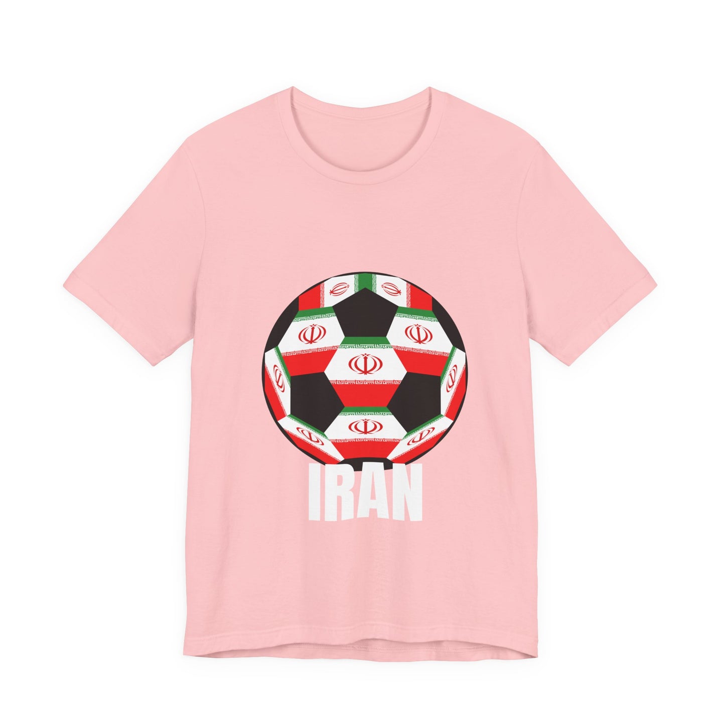 Iran Fan Specialty Soccer Ball Design T Shirt