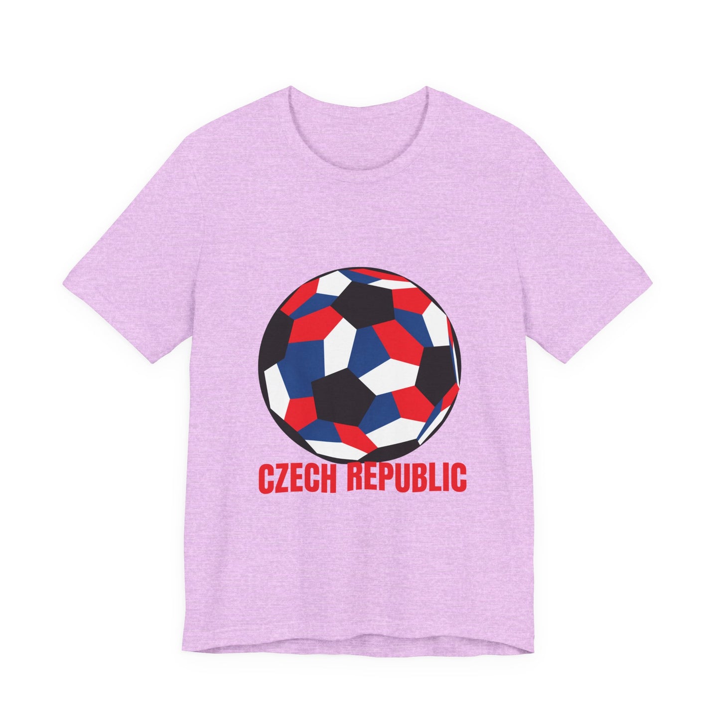 Czech Republic Fan Specialty Soccer Ball Design T Shirt