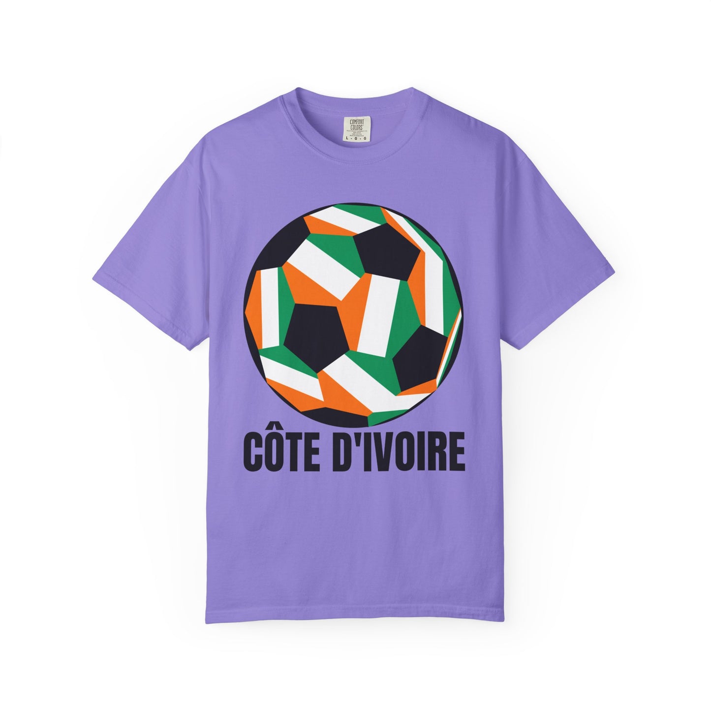 CÔTE D' IVOIRE Fan Specialty Soccer Ball Design T Shirt