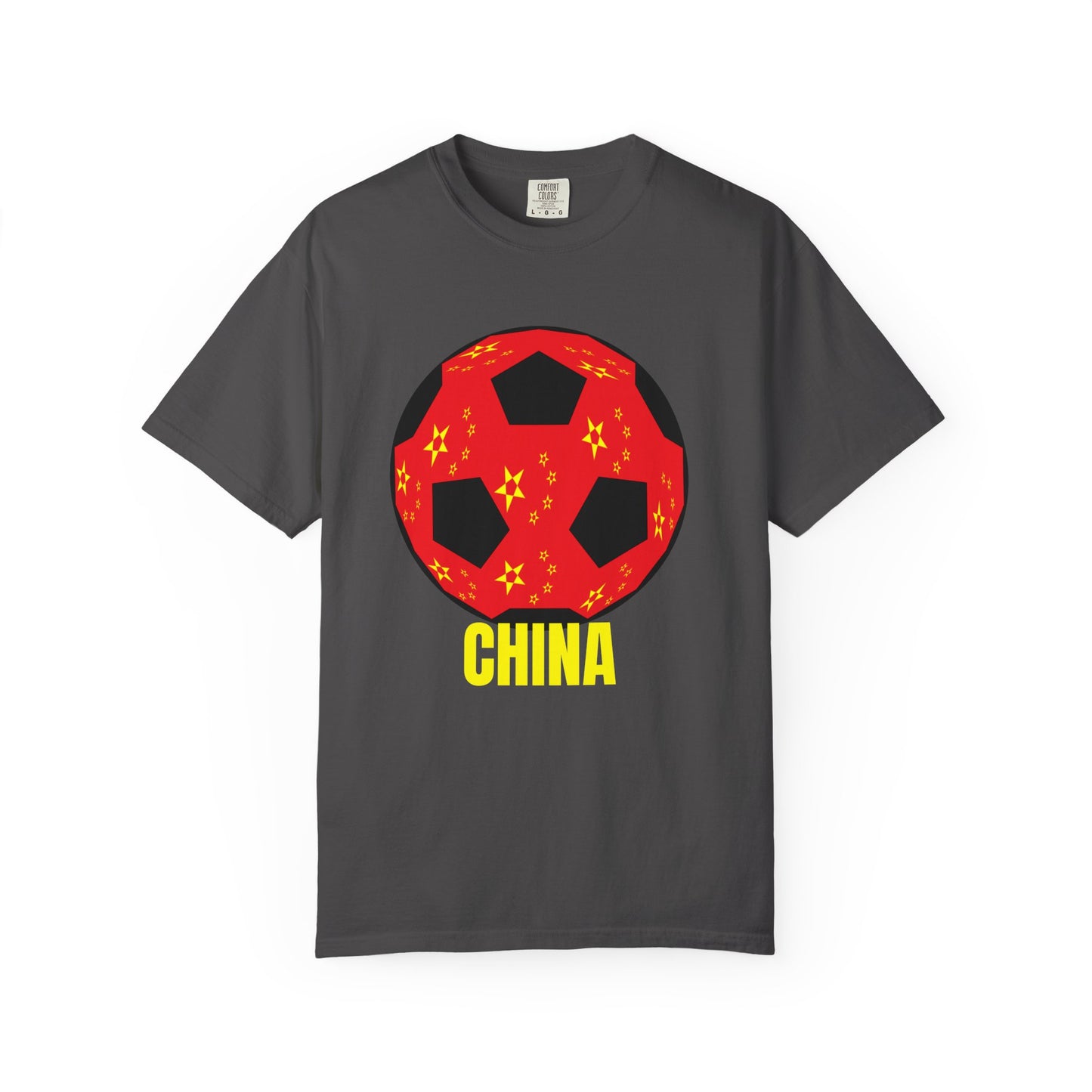 China Fan Specialty Soccer Ball Design T Shirt