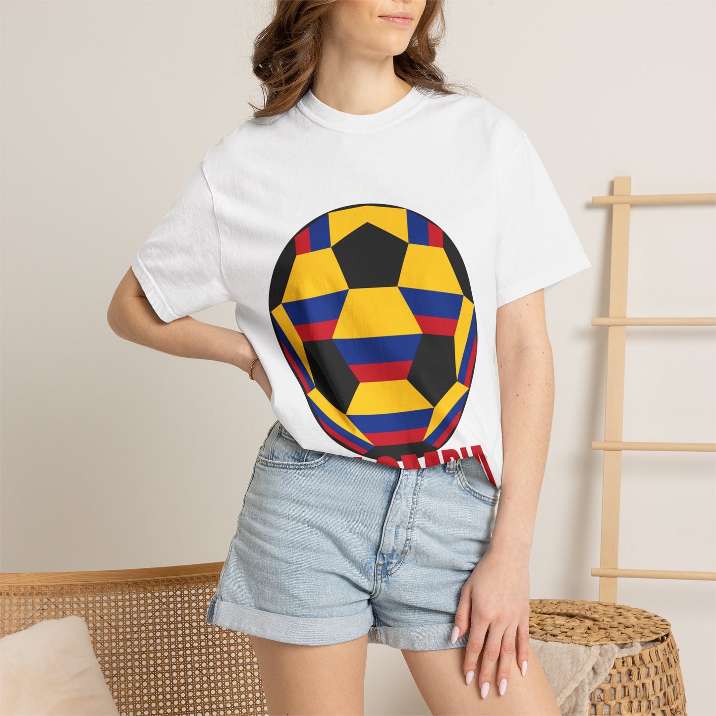 Columbia Fan Specialty Soccer Ball Design T Shirt