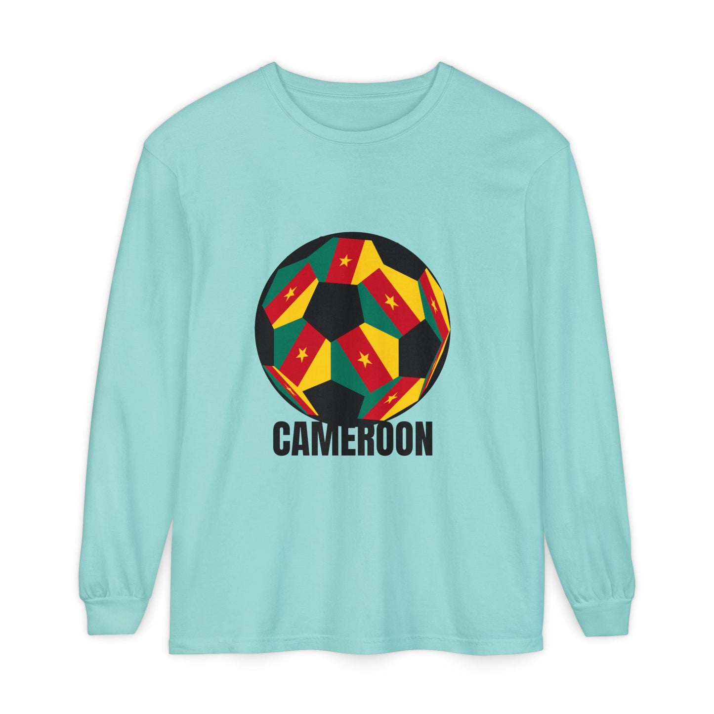 Cameroon Fan Specialty Soccer Ball Design T Shirt