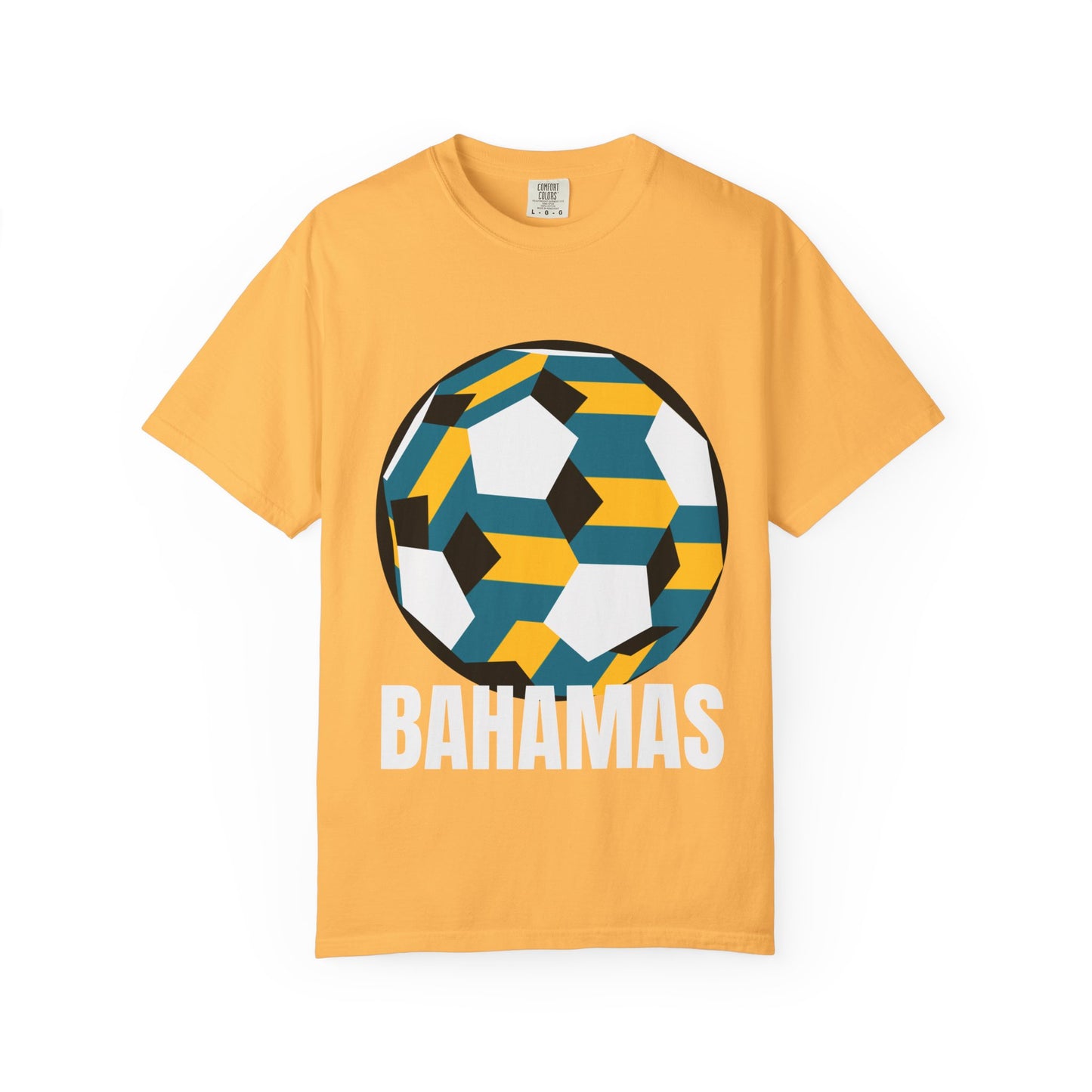 Bahamas Fan Specialty Soccer Ball Design T Shirt