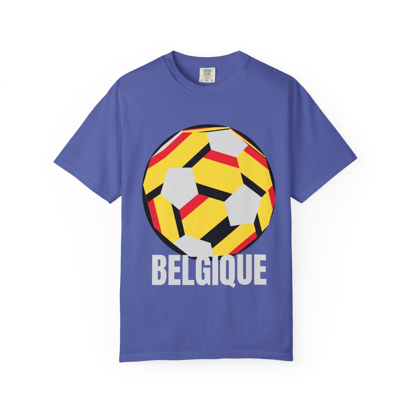 Belgique Fan Specialty Soccer Ball Design T Shirt