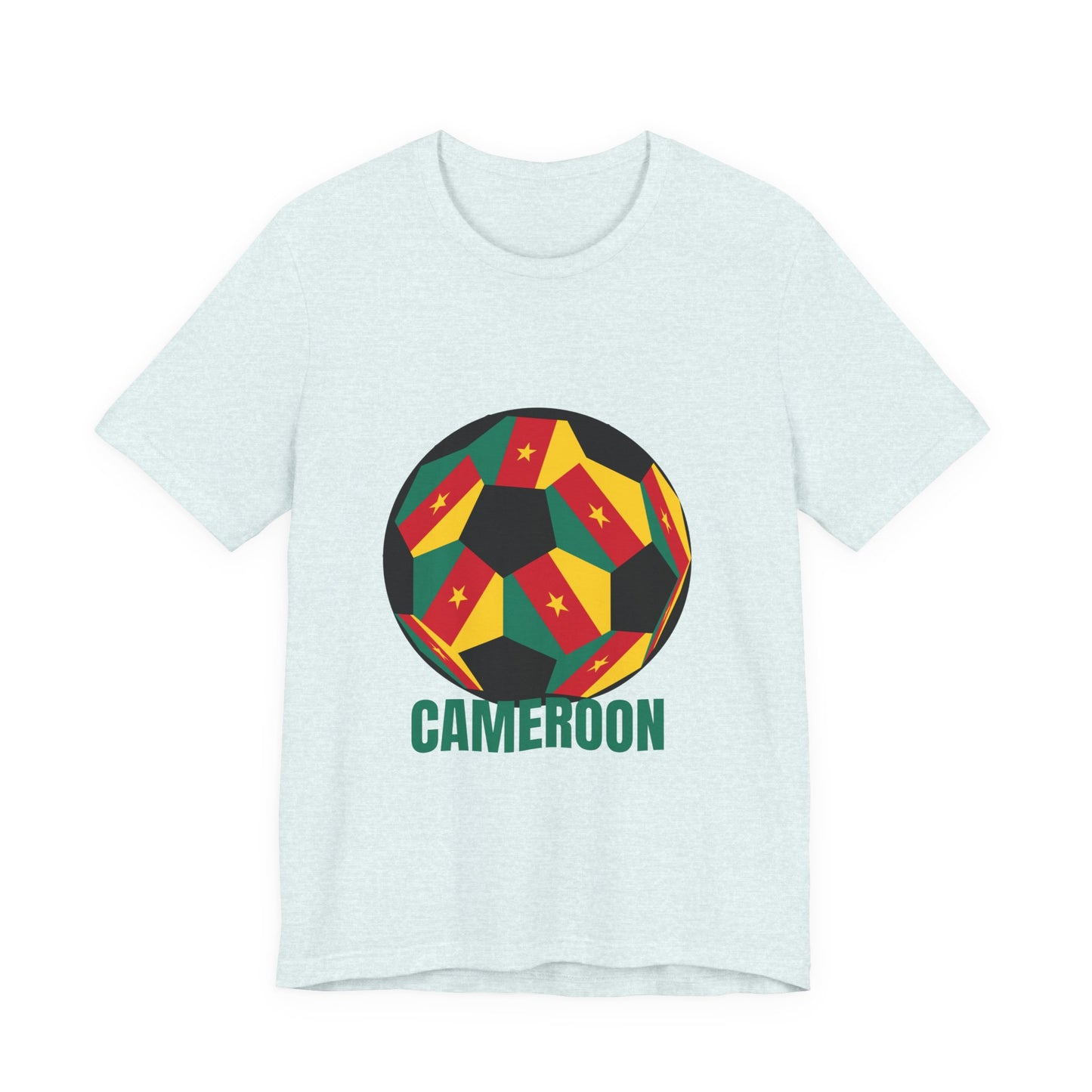 Cameroon Fan Specialty Soccer Ball Design T Shirt