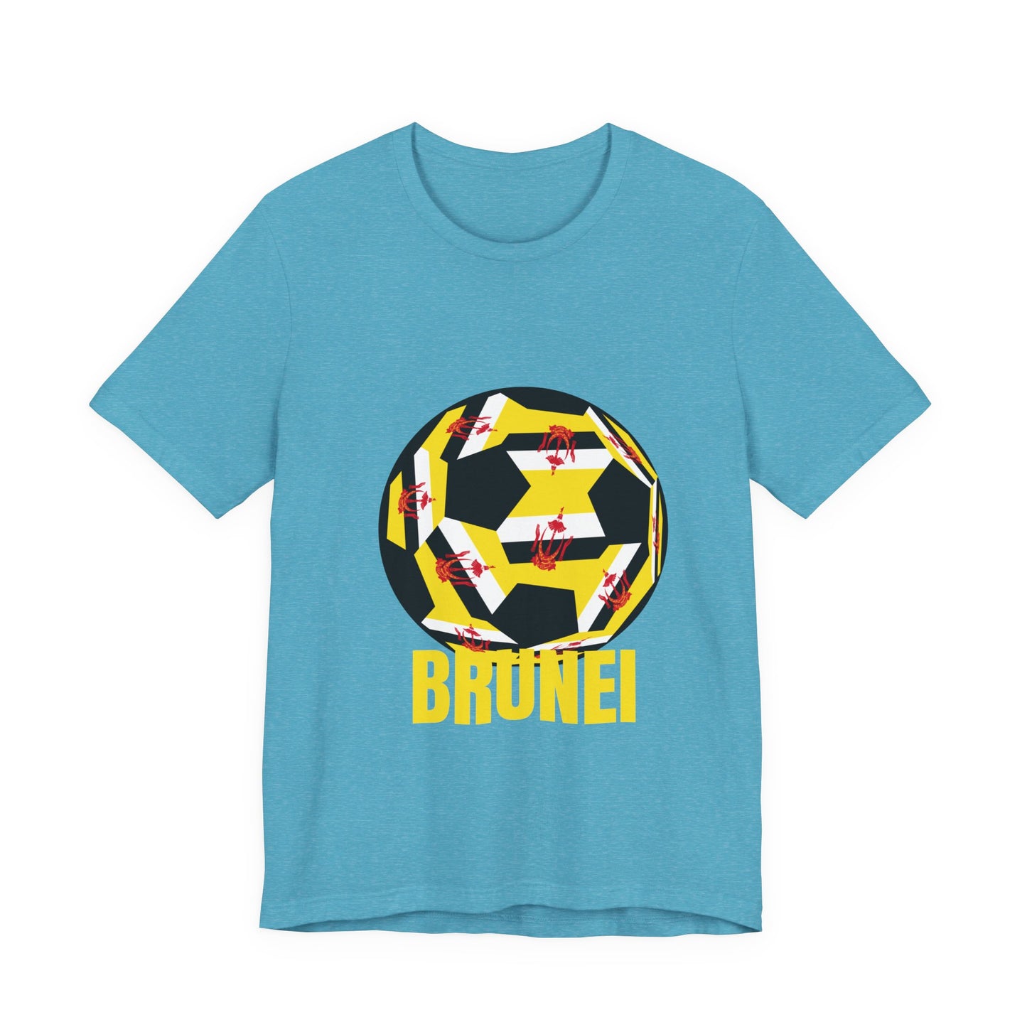 Brunei Fan Specialty Soccer Ball Design T Shirt