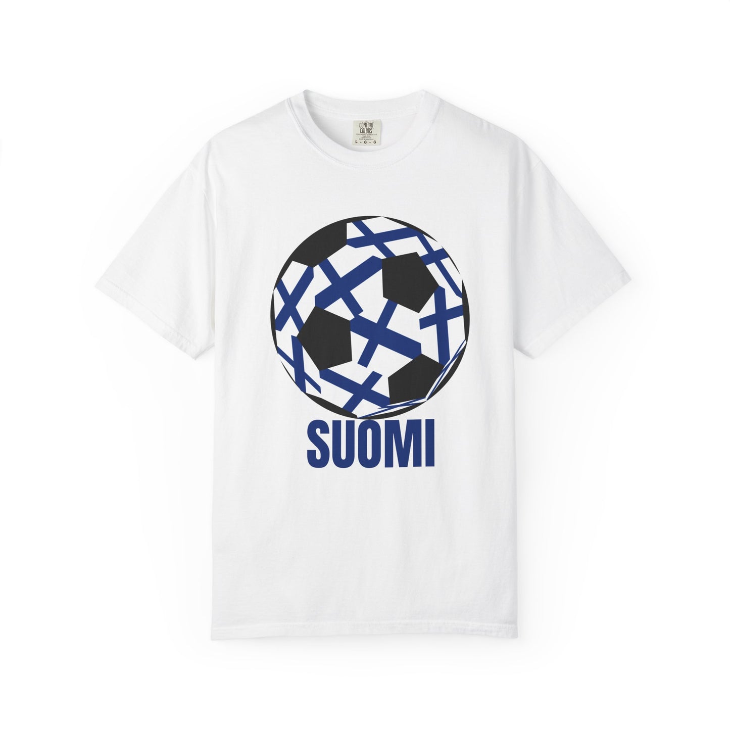 Suomi Fan Specialty Soccer Ball Design T Shirt