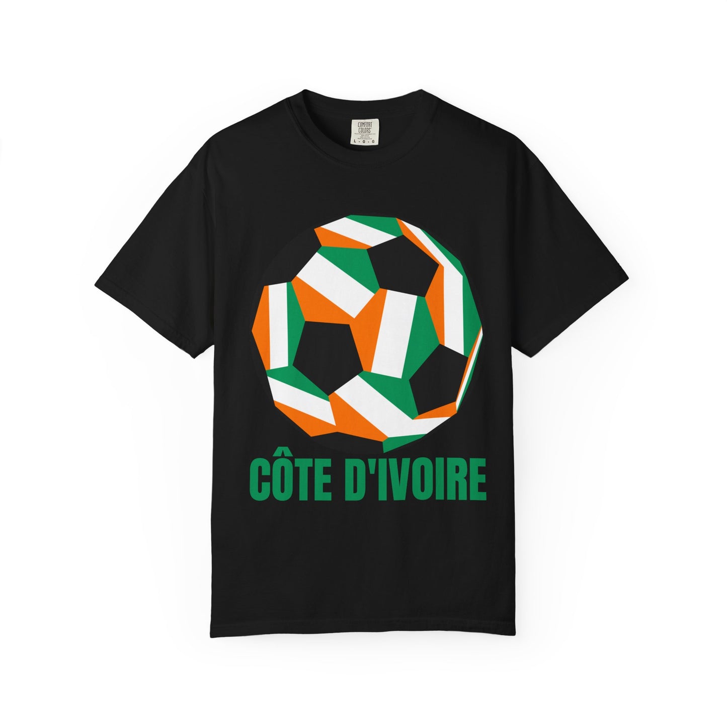 CÔTE D' IVOIRE Fan Specialty Soccer Ball Design T Shirt