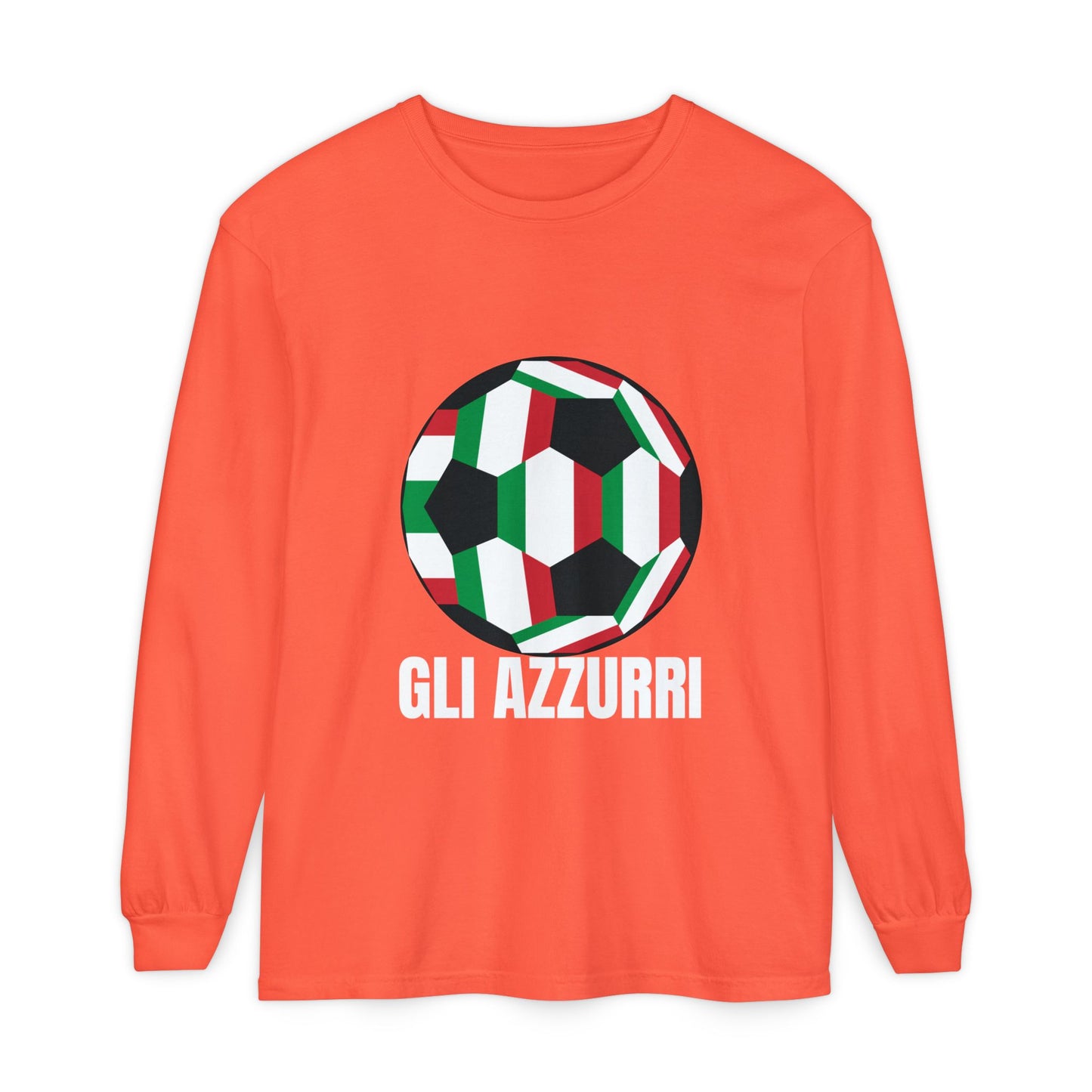 Gli Azzurri Fan Specialty Soccer Long Sleeve T-Shirt