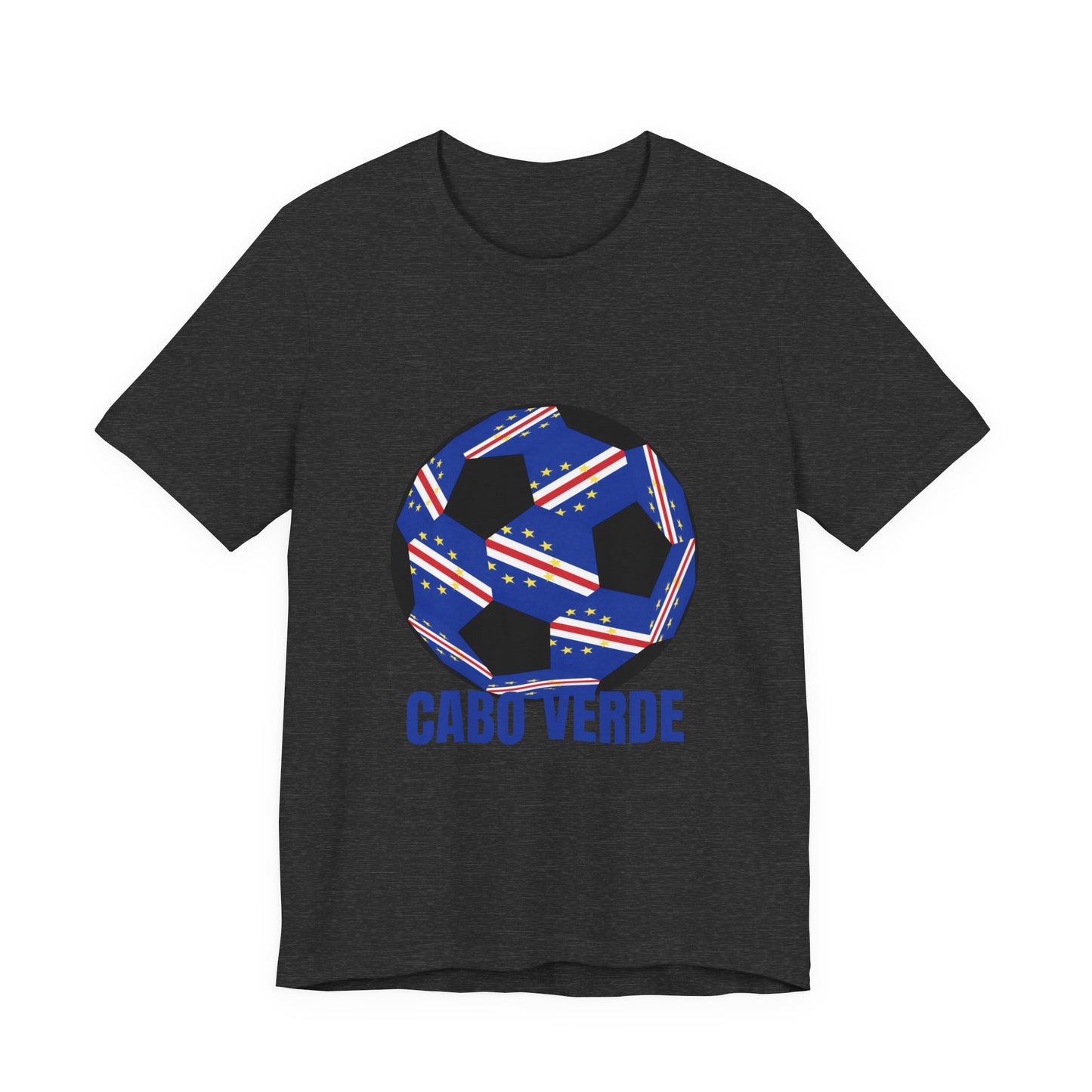 Cabo Verde Fan Specialty Soccer Ball Design T Shirt