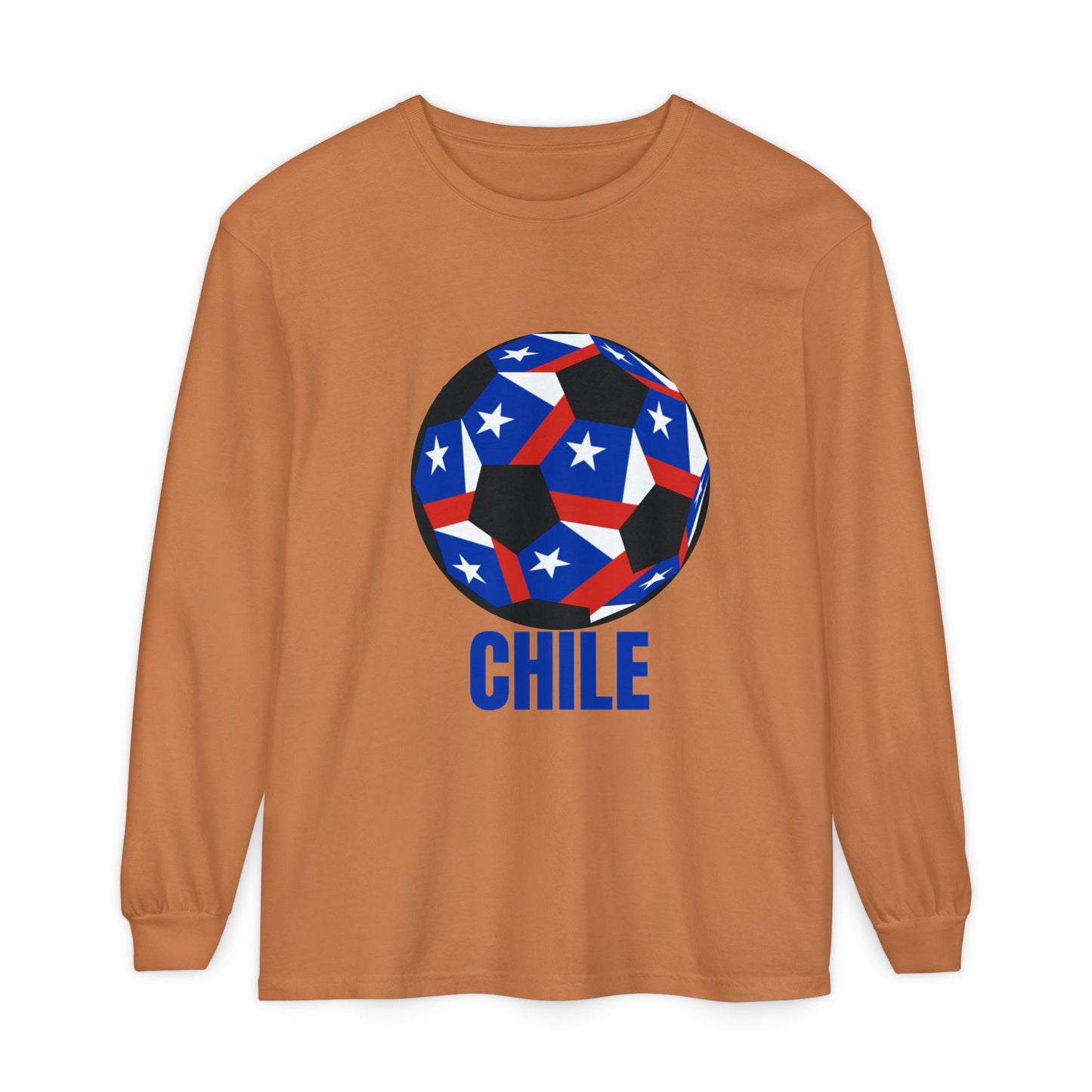 Chile Fan Specialty Soccer Ball Design Long Sleeve