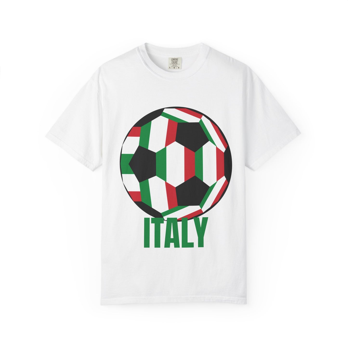 Italy Soccer Tee — Italian Flag Football Shirt