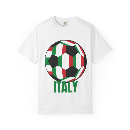 Italy Soccer Tee — Italian Flag Football Shirt