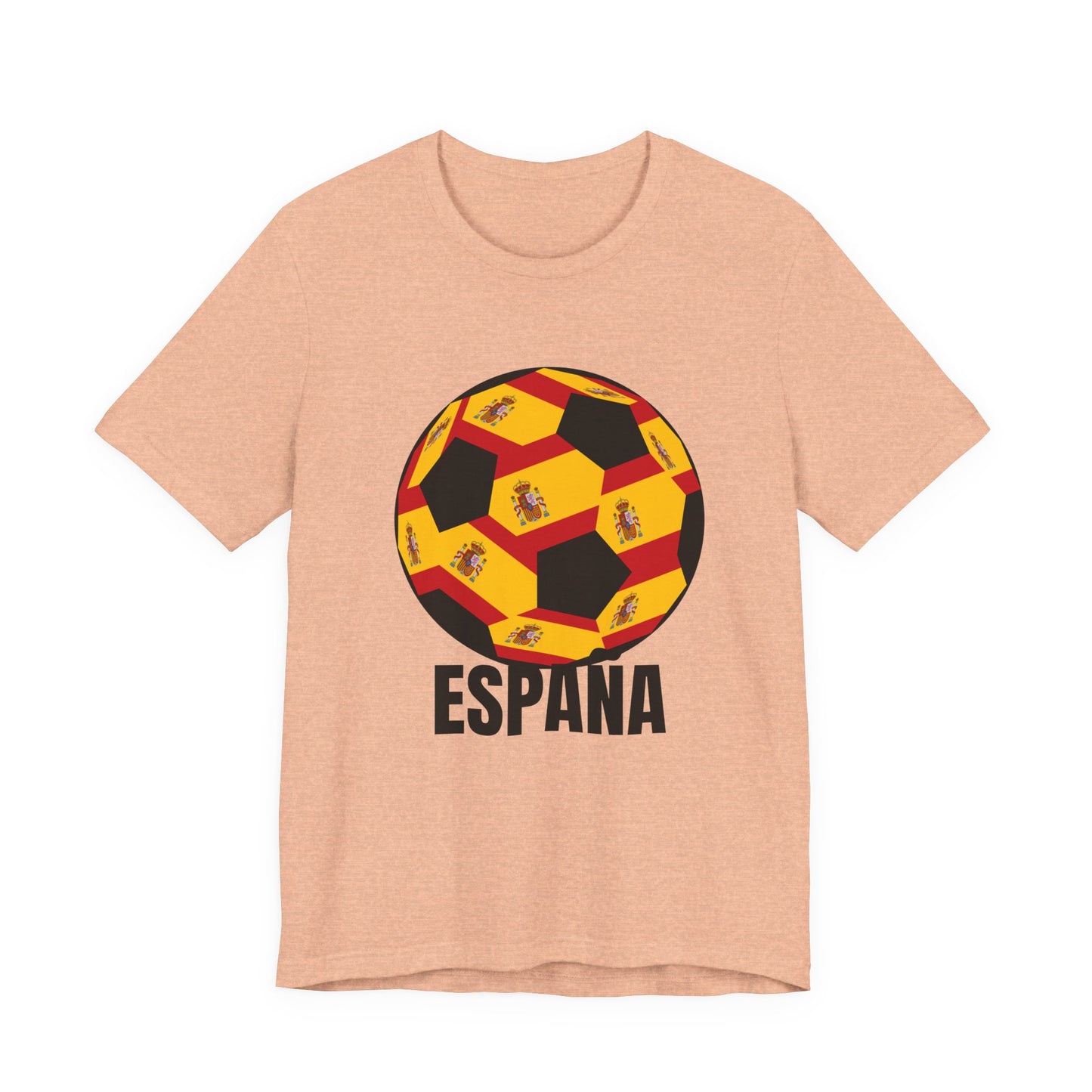 Spanish Fan España T-Shirt Black Text
