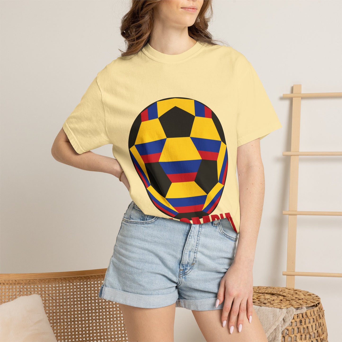 Columbia Fan Specialty Soccer Ball Design T Shirt
