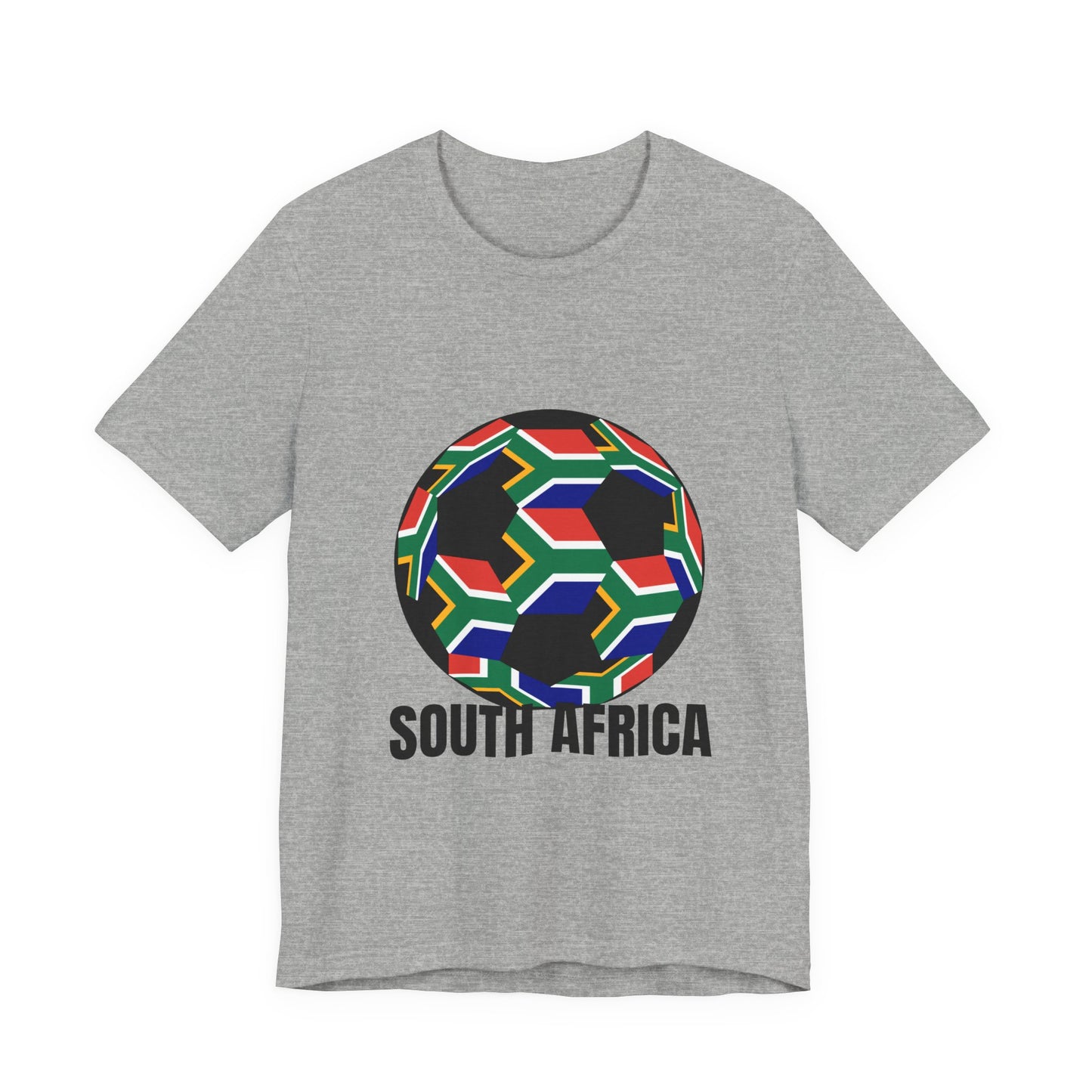 South Africa Fan Specialty Soccer Ball Design T Shirt