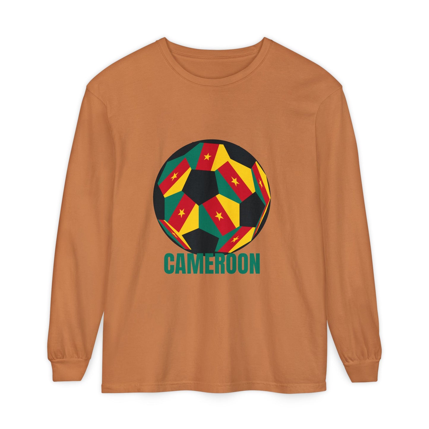 Cameroon Fan Specialty Soccer Ball Design Long Sleeve