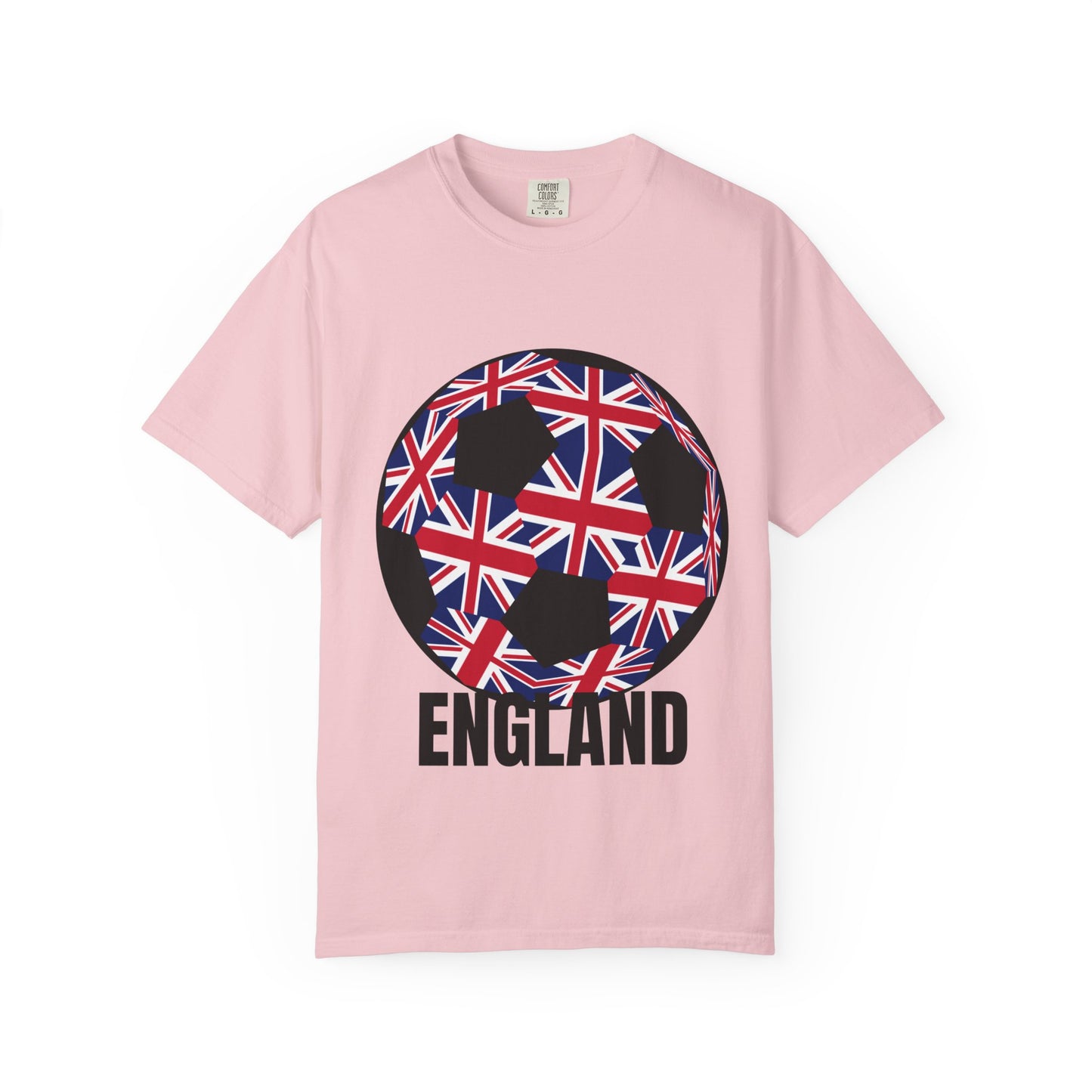 English Style Specialty Soccer Ball Design T Shirt