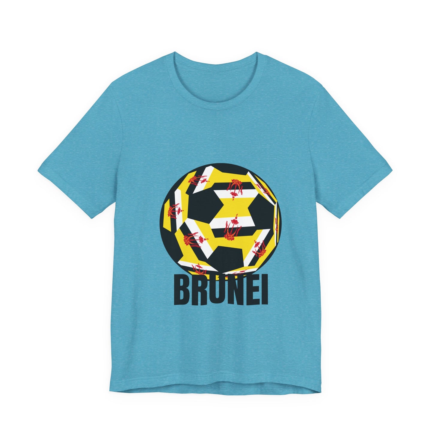 Brunei Fan Specialty Soccer Ball Design T Shirt