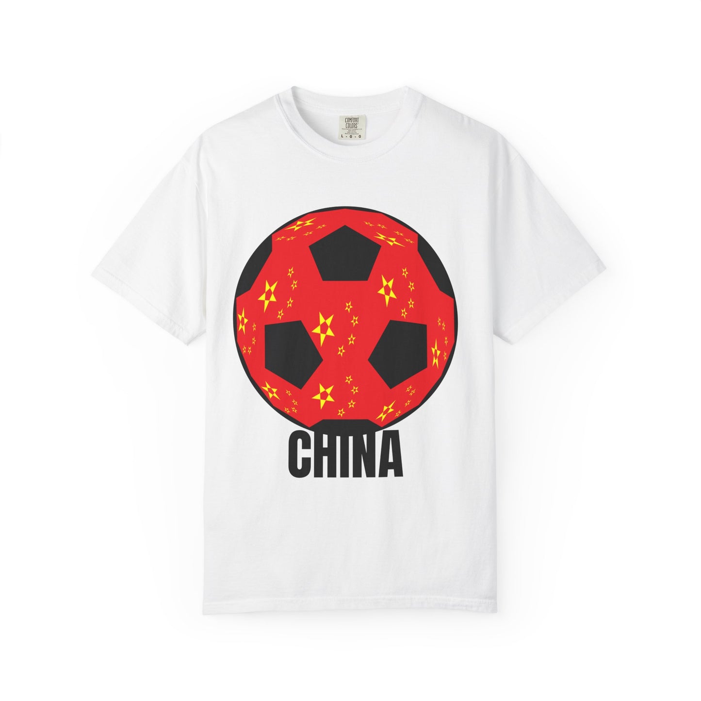 China Fan Specialty Soccer Ball Design T Shirt