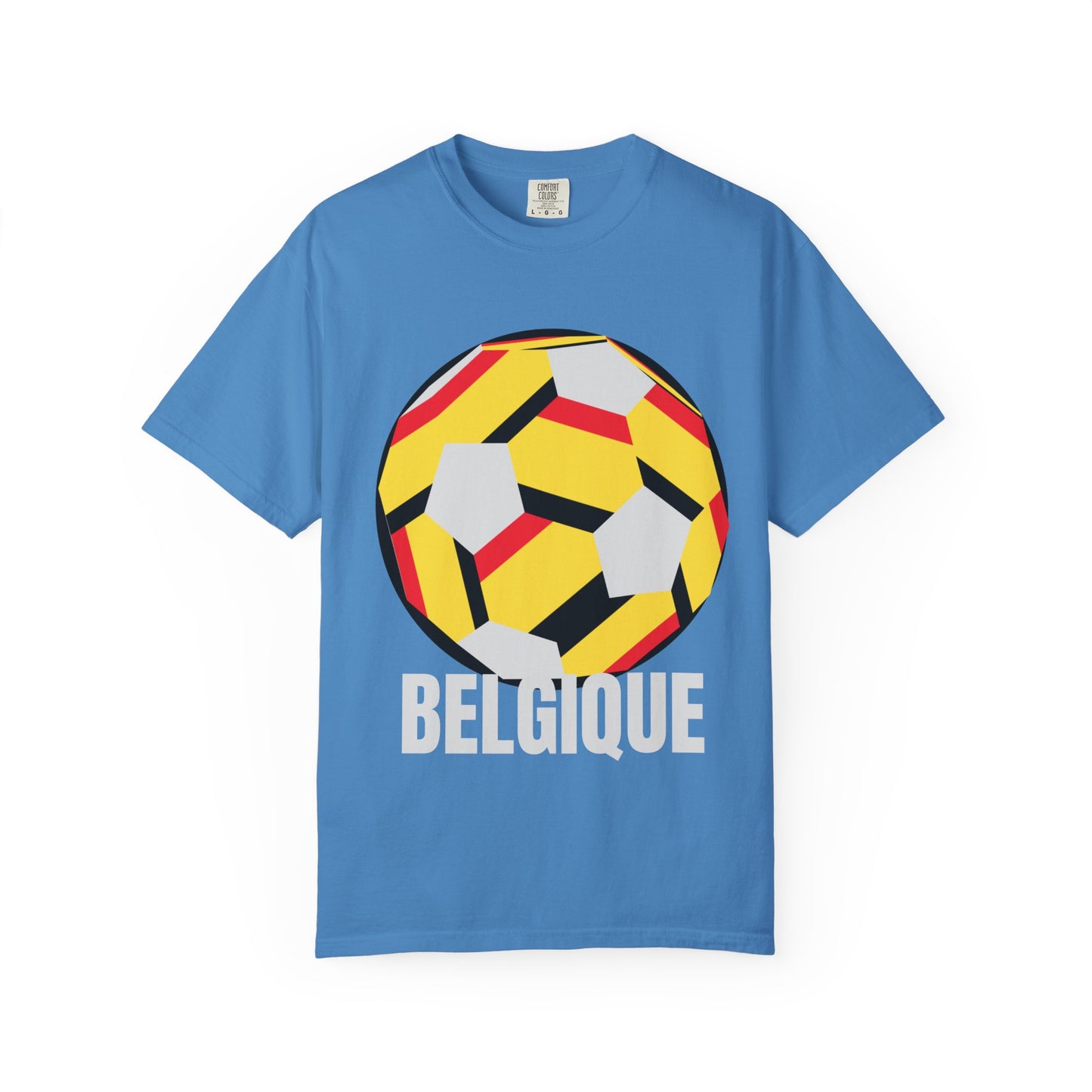 Belgique Fan Specialty Soccer Ball Design T Shirt