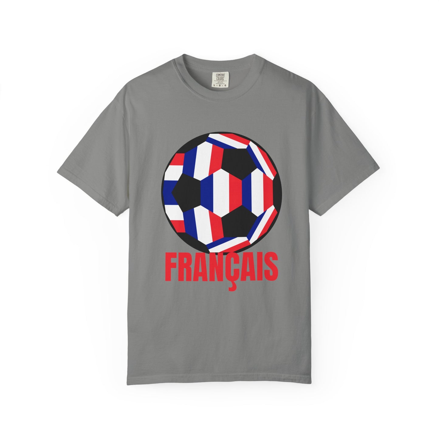 FRANÇAIS Fan Specialty Soccer Ball Design T Shirt