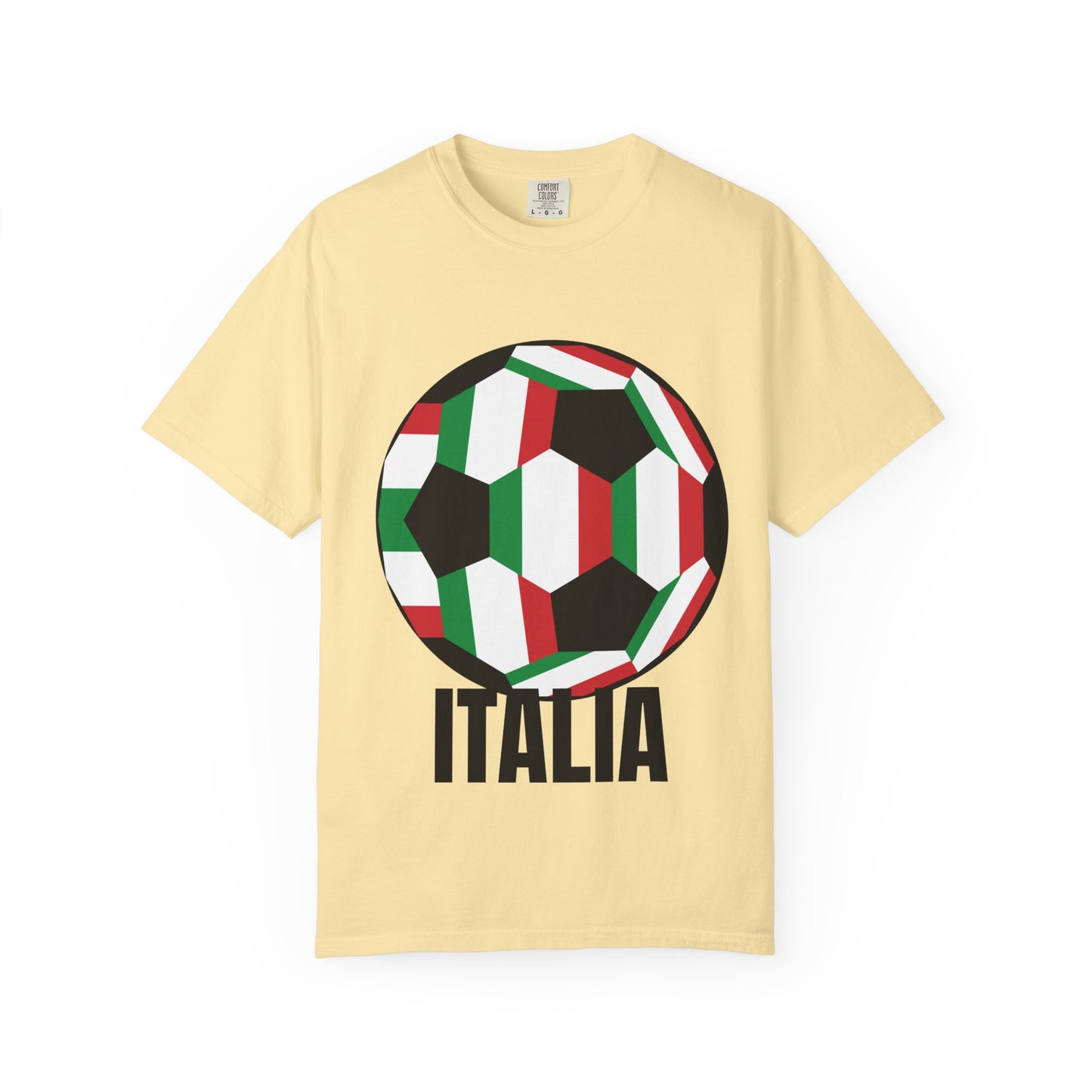 Italia Fan Specialty Soccer Ball Design T Shirt