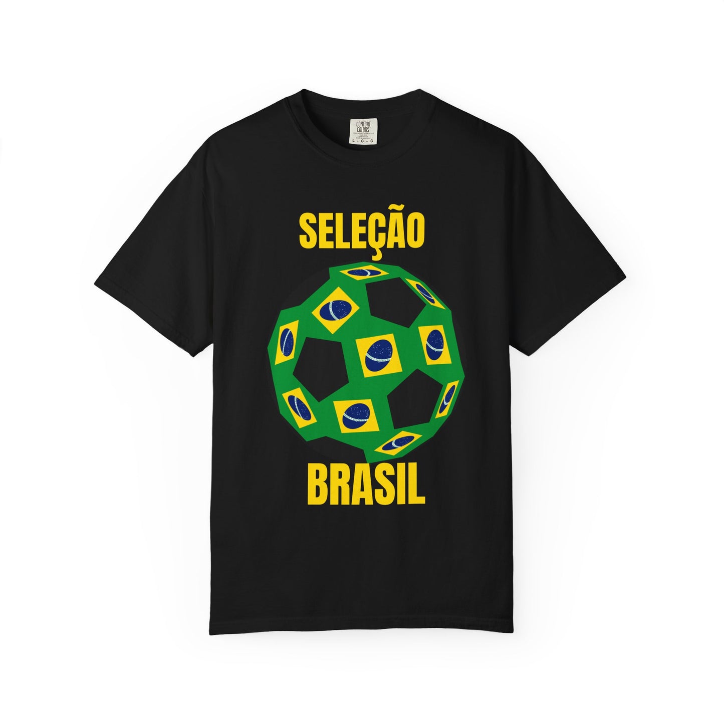 SELEÇÃO BRASIL  Fan Specialty Soccer Ball Design T Shirt