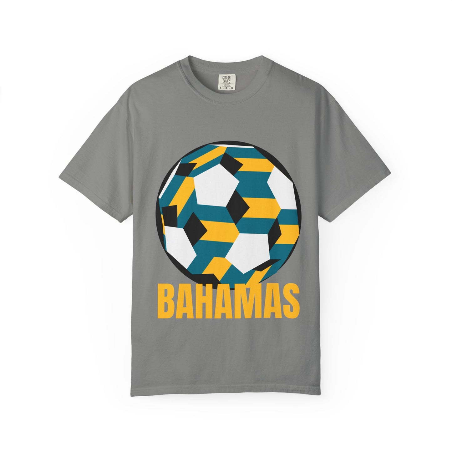 Bahamas Fan Specialty Soccer Ball Design T Shirt
