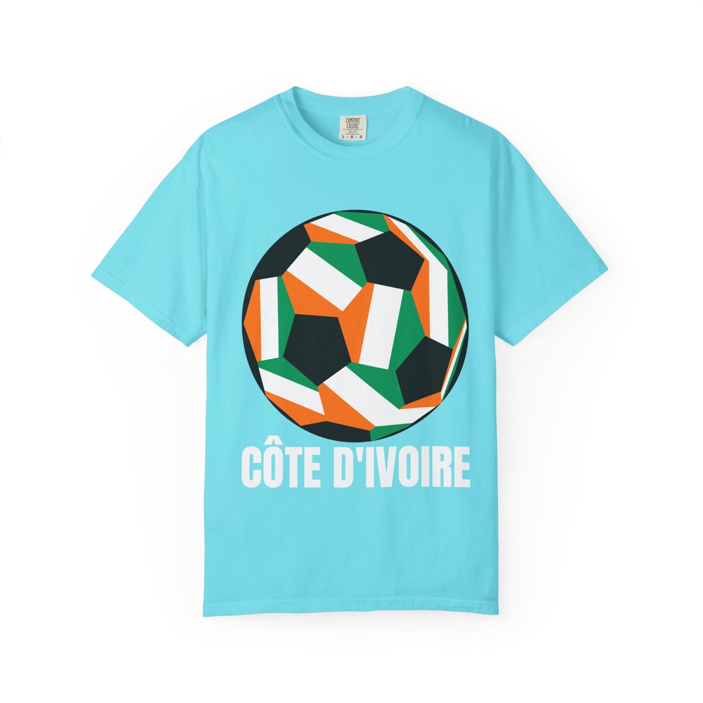 CÔTE D' IVOIRE Fan Specialty Soccer Ball Design T Shirt